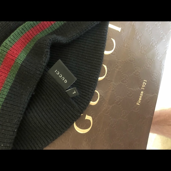 Gucci hat toque black classic g web pattrn - Picture 4 of 5